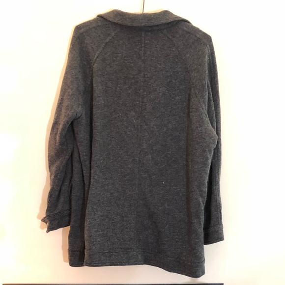 Free People Notched Lapel Knit Peacoat - Picture 4 of 4